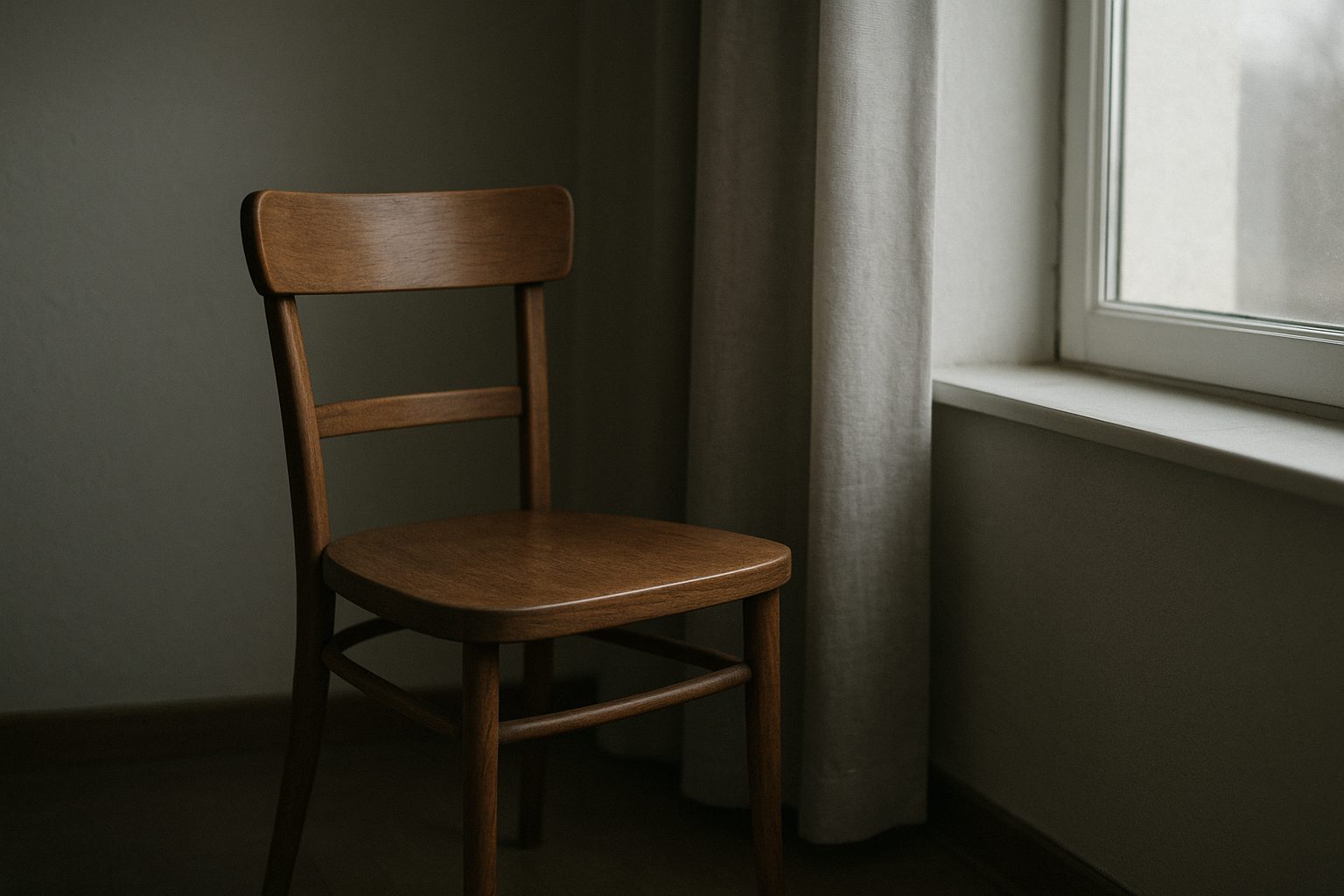an hourglass with sand partly run through standing on a windowsill in muted daylight
